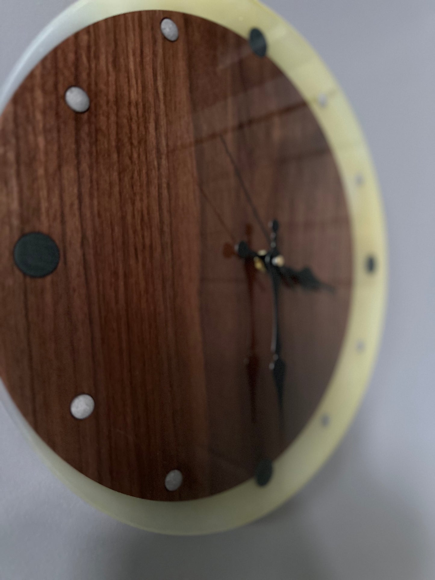 Solar Eclipse 14" Wall Clock, sun/moon